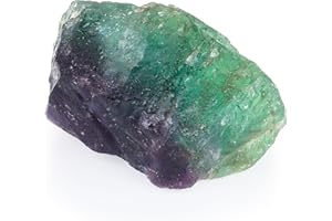 ‎XIANNVXI XIANNVXI Fluorit Rohstein Große Kristalle Fluorit Stein Echt Naturstein Premium Wasserstein 4.5–5.5 cm,1PC