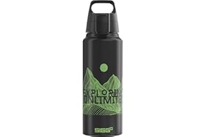 Sigg - Botella de aluminio - WMB ONE - Certificado de neutralidad climática - Apta para bebidas carbonatadas - A prueba de fugas - Ligera como una pluma - Sin BPA - 0,75 L / 1L