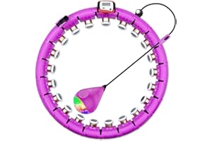 SPMOVE Smart Hula Hoop, Smart Hula Hoop Reifen Erwachsen & Anfänger, Smart Fitness Reifen mit Zähler, 24 Einstellbare Hoola Hoop Reifen für Gewichtsverlust und Fitness