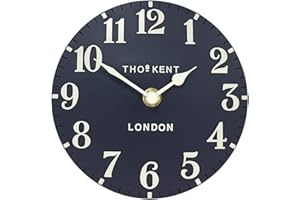 THOMAS KENT LONDON Thomas Kent Mini Collection Arabic Mantel Clock Ink Blue 6"