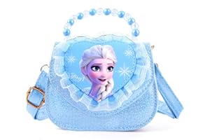 Heartsking Sac a Main Enfant, Sac a Main Petite Fille Cute Sac Reine des Neiges Dessin Animé Sacs à Main Fille avec Bandoulière Réglable Cadeaux pour Les Filles