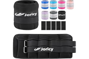 JORICY Peso Caviglia, Pesi per Caviglie, Pesi Regolabili da 2 3 4 5 6 7 8 10 kg 1 Paio Cavigliere Pesi per Fitness, Jogging, Esercizio Fisico, Passeggiate, Ginnastica, Aerobica, Palestra