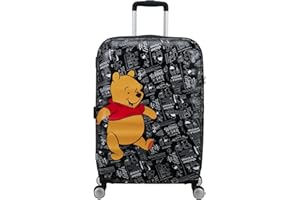 American Tourister Wavebreaker Disney FL - Spinner M, Koffer, 67 cm, 64 L, Mehrfarbig (Winnie The Pooh)
