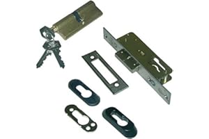 Tesa Assa Abloy 221125AI Cerradura Monopunto De Palanca Deslizante Para Perfiles Metálicos Inoxidable Entrada 25 mm 2211