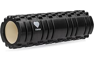 GENERICO Rullo Massaggio Muscolare – Foam roller pilates in EVA ad Alta Densità - Rullo per allenamento muscolare