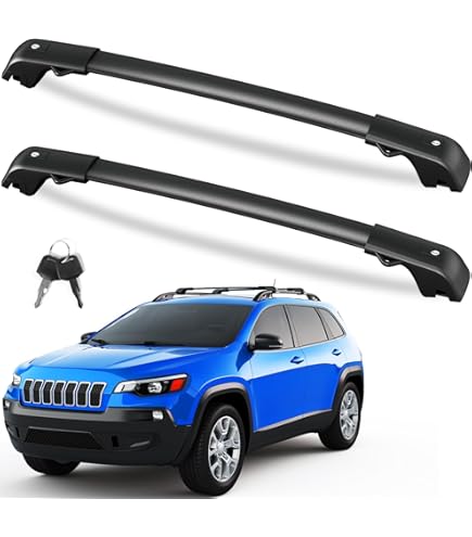 Amazon 2019 Jeep Cherokee Roof Rack Cross Bars Crossbars For Roof