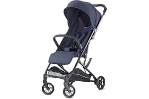 Inglesina Sketch Poussette Légère et Compacte, Bleu, Confortable, jusqu'à 17kg, Pliage à une main, UPF 50+