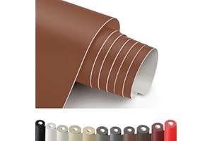 HOCOXW Patch de Réparation en Cuir Brun Clair, 30 x 100cm Simili Cuir Autocollant, Patch Cuir Auto-adhésif Rénovation Pour Canapé, Siège de Voiture, Meubles, Sacs à Main, Vestes, Chaises.