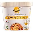 Instabites Ready to Eat Prawn Biryani Cup 65g, No Added Preservatives and Ready to Eat in Minutes - Pack of 1