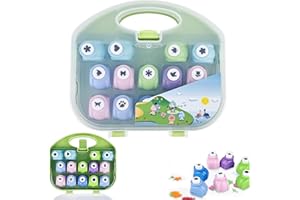 BAIFULAI Lot de 14 perforatrices à papier pour enfants - Perforatrices solides pour papier - Pour bricolage - Étoile - Pour bricolage, scrapbooking, album photo, artisanat, invitations