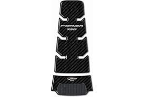 labelbike - Adesivo 3D Moto Sportello Serbatoio Decorazione e Protezione con Licenza Ufficiale Honda in Resina compatibile con Honda Forza 750