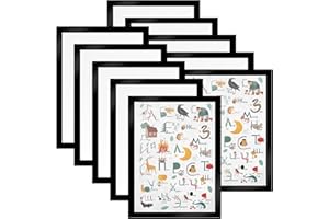 GOYADA 10 Stück Magnetischer A4 Displayrahmen, Selbstklebender Informationsrahmen, A4 Magnetischer Rahmen, Selbstklebender Magnetischer Rahmen für Dokumente, Fotos, Poster, Werbung