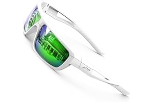 ATTCL Mens Sports Polarized Sunglasses For Men Cycling Driving Fishing 100% UV Protection UV400 CAT 3 CE