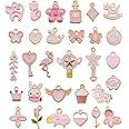 TecoKart Charms for Bracelet Making 30PCS Set