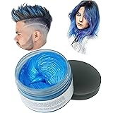 Hair Colour Cera, acconciatura opaca naturale per la festa.Cosplay, Halloween (blu)