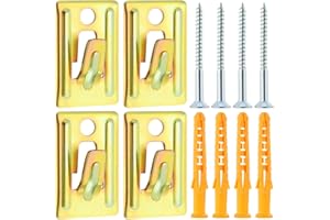 ARTIBETTER 4 Piezas Gancho de cesta Soporte para calentador de agua Accesorios de montaje para calentador de agua colgador de pared para calentador de agua placa de acero Golden