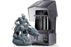 ELEGOO Saturn 4 Ultra Imprimante 3D Résine, LCD Mono 12K de 10 Pouces, Haute Vitesse de 150 mm/h, Nivellement Automatique et Intelligente, Transfert WiFi, Taille d'impression 218,88x122,88x220 mm³