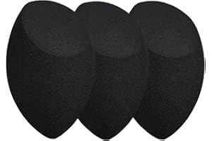 Beauty Blenders, Larbois 3-Pack Make up Foundation Sponges Non Latex, Professional Blending Sponge Set for Liquids, Concealer and Cream (Black+Black+Black)