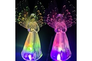 TIOODRE Solar Angel Light, solar lights outdoor garden Outdoor Grave Ornaments 8h Luminous Grave Decoration Colour Change Solar Pathway Lighting IP65 Waterproof Solar Garden Lights for Grave Patio Walkway