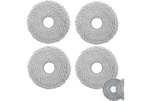 KiimSin accesorios de paños para Roborock QV 35A/35S, Saros 10R,QRevo Curv S5X,QRevo Edge S5A, Qrevo Plus, Qrevo Curv, Qrevo Slim,Qrevo S, QRevo Pro, QRevo, QRevo Maxv, Qrevo Master Robot aspiradora