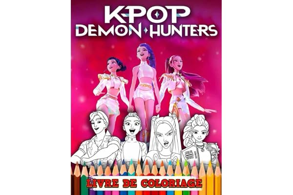 K-P0P DЕM0N HUNTЕRS Livre de Coloriage
