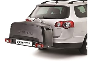 WESTFALIA AUTOMOTIVE Westfalia Coffre de Transport pour Porte-vélos BC 60, Bikelander et Bikelander Classic - Coffre arrière étanche avec 200 litres de capacité