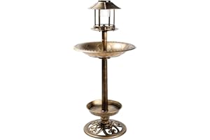 Ideaworks Bird Bath Solar Light& Planter