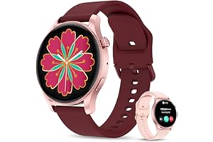 Lilety Fitness Tracker, Fitness Watch with Blood Oxygen, Blood Pressure, 24/7 Heart Rate, Sleep Tracking and Answer/Make Calls, 1.43'' AMOLED Touch Screen Smart Watch for Women Men