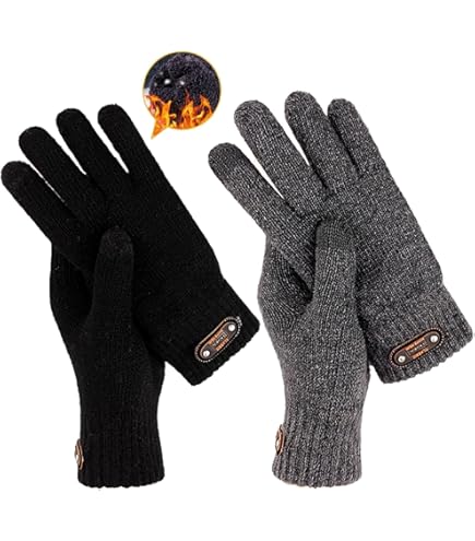 Winterhandschoenen voor heren, dames,touchscreen-handschoen,waterdichte thermische handschoenen, antislip siliconengel,thermische zachte gebreide voering,voor autorijden/fietsen/hardlopen/wandelen (C Winterhandschoenen voor heren, dames,touchscreen-handschoen,waterdichte thermische handschoenen, antislip siliconengel,thermische zachte gebreide voering,voor autorijden/fietsen/hardlopen/wandelen (C
