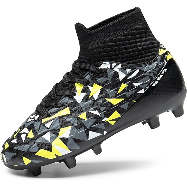 Chaussures Football Enfants DREAM PAIRS - Crampons Respirants, Unisexe - Pour Terrain Ferme
