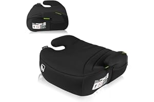 Lionelo Rialzo Seggiolino Auto LUUK I-Size Gruppo 2/3 125-150cm (22-36kg) con l'ultimissimo Standard R129, Booster Leggero 1,6kg Schiuma Adattiva, Braccioli Comfort, Rivestimento Traspirante Lavabile