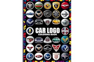 Car logo coloring book: 36 fun pages to color for kids and adults I I Perfect gift for car lovers I Realx and educate about cars around the world