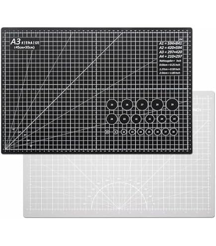 Tapis De Découpe A2 Rolson 60809 – 600x450 Mm – Surface Antidérapante Et Auto-cicatrisante – Pour Bureau, Atelier, Bricolage - 2