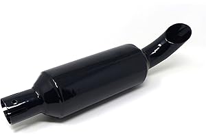 Silencieux tracteur Ama : Silencieux adaptable sur Fiat et Same, hauteur de 390 mm, diamètre de raccordement de 46 mm