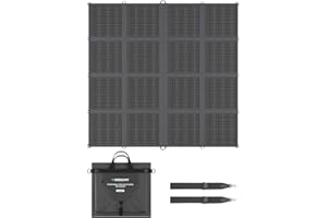 Panneau solaire pliable Renogy Couverture 400W, type N 25% haute efficacité, léger Panneau solaire pliable portable pour les activités extérieures hors réseau, SUV, camping-car, marine, camping, IP65