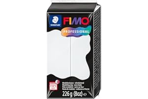 STAEDTLER 8042-0 ST Fimo Prof - Pasta para modelar (226 g), color blanco
