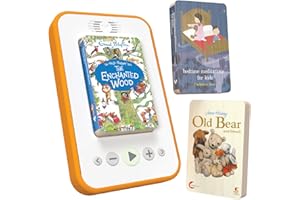 voxblock Kids Audio Book Player | Wifi-Free, Screen-Free & Portable | Bedtime Starter Pack - inc Old Bear and Friends + 2 More Kids Audio Books