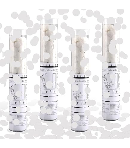 6 Cannoni Spara Coriandoli Colorati - Per Feste E Matrimoni, 40 Cm - Foto 8