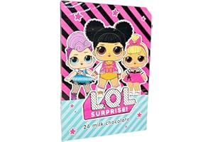 SYNC'T Children's Milk Chocolate Advent Calendar - Countdown To Christmas With L. O. L Advent Calendar - 24 Delicious Chocolate With Cut Out Surprise 75g (Babies Run The World)