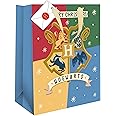 Danilo Promotions Limited Official Harry Potter Luxury Gift Bag, Bag Harry Potter Hogwarts, Harry Ron and Hermione Gift Bag Christmas, Hogwarts Wrap