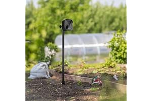 SKINGHONG Schutzhülle und Einstellbar Halterung Set Kompatibel mit All-New Blink Outdoor Kamera, Kameraständer und Abdeckung Zubehör - Kamera Hülle und Halter für Außen Garten, Gehweg, Hof (Nur Halterung)