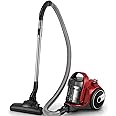Bosch Serie 2, Aspirapolvere a Traino Senza Sacco, Compatto, Sistema di Filtraggio Igienico, Rosso, BGC05AAA2