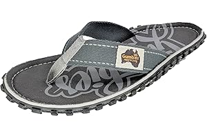 Gumbies Islander Unisex Flip Flops, with Supersoft Cotton Toe Post and Durable Recycled Rubber Sole - Comfort Guaranteed