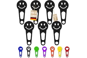 OnAir® 7 Stück Einkaufswagenchips Einkaufswagenlöser zum sofort abziehen; Einkaufswagen-Chip Schlüsselanhänger; Einkauf-Wagenchip sofort wieder ablösen und Schlüssel einstecken