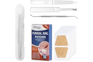 DAWRIS 32 sztuki do pielęgnacji paznokci u stóp, szybka naprawa uszkodzonych paznokci i poprawa wyglądu przebarwionych paznokci