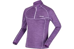 Regatta Yonder Forro Polar, Secado Rápido, con Media Cremallera, Mujer