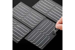 Aeaocvo 40 sztuk silikonowych pasków samoprzylepnych, zderzaki meblowe, przezroczyste, elastyczne, silikonowe odbojniki ochronne do drzwi, szuflad, szaf, deski sedesowej