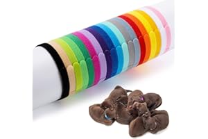 Molain 20 Pezzi Collari per Cuccioli di Piccola Taglia, Fasce Identificative per Cani, Collari per Neonati (30 cm)