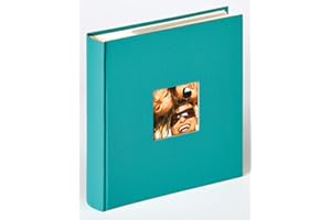 ‎WALTHER DESIGN Walther Design Album Fotograficzny Benzyna Zielony 200 Zdjęć 13 x 18 cm Notatnik z wyciętą okładką, Fun ME-116-K