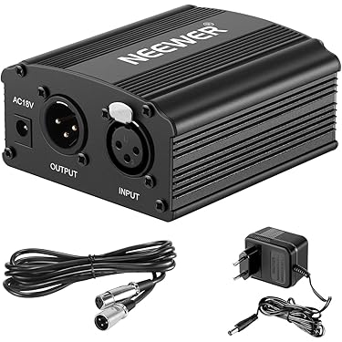 NEEWER Convertible fantoomvoeding 48 V/12 V, draagbare